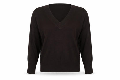 Womens UK Size M New Look Brown Pullover Jumper