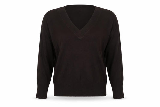 Womens UK Size M New Look Brown Pullover Jumper