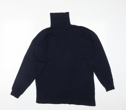 Womens UK Size 8 Preworn Blue Basic T-Shirt