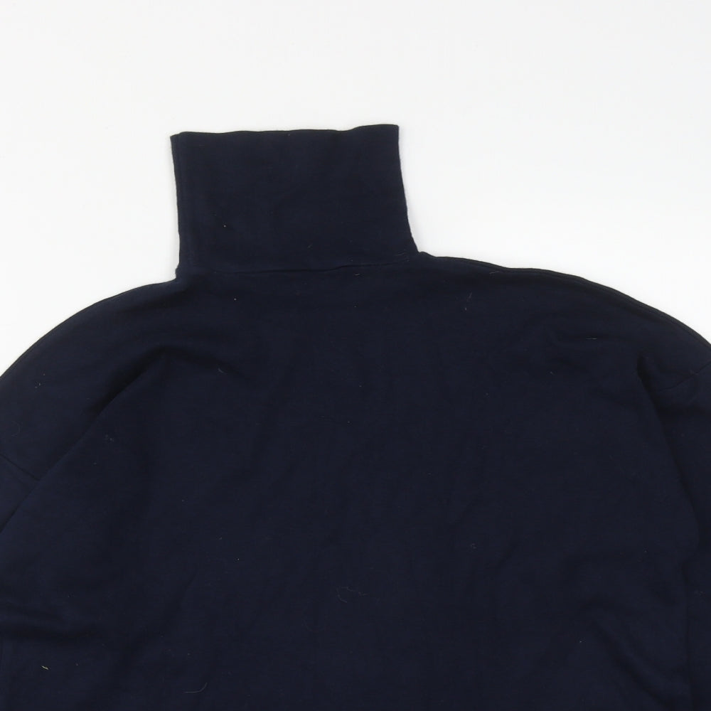 Womens UK Size 8 Preworn Blue Basic T-Shirt