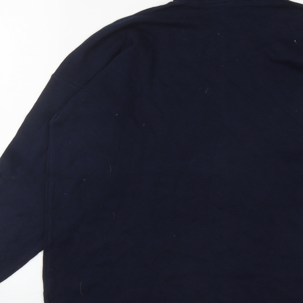 Womens UK Size 8 Preworn Blue Basic T-Shirt
