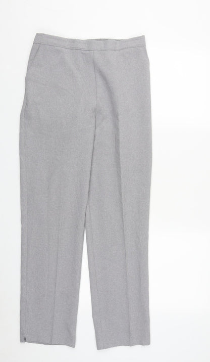 Womens UK Size 12 Preworn Regular Fit  Grey Trousers