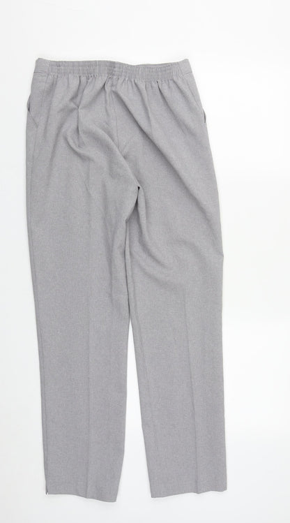 Womens UK Size 12 Preworn Regular Fit  Grey Trousers