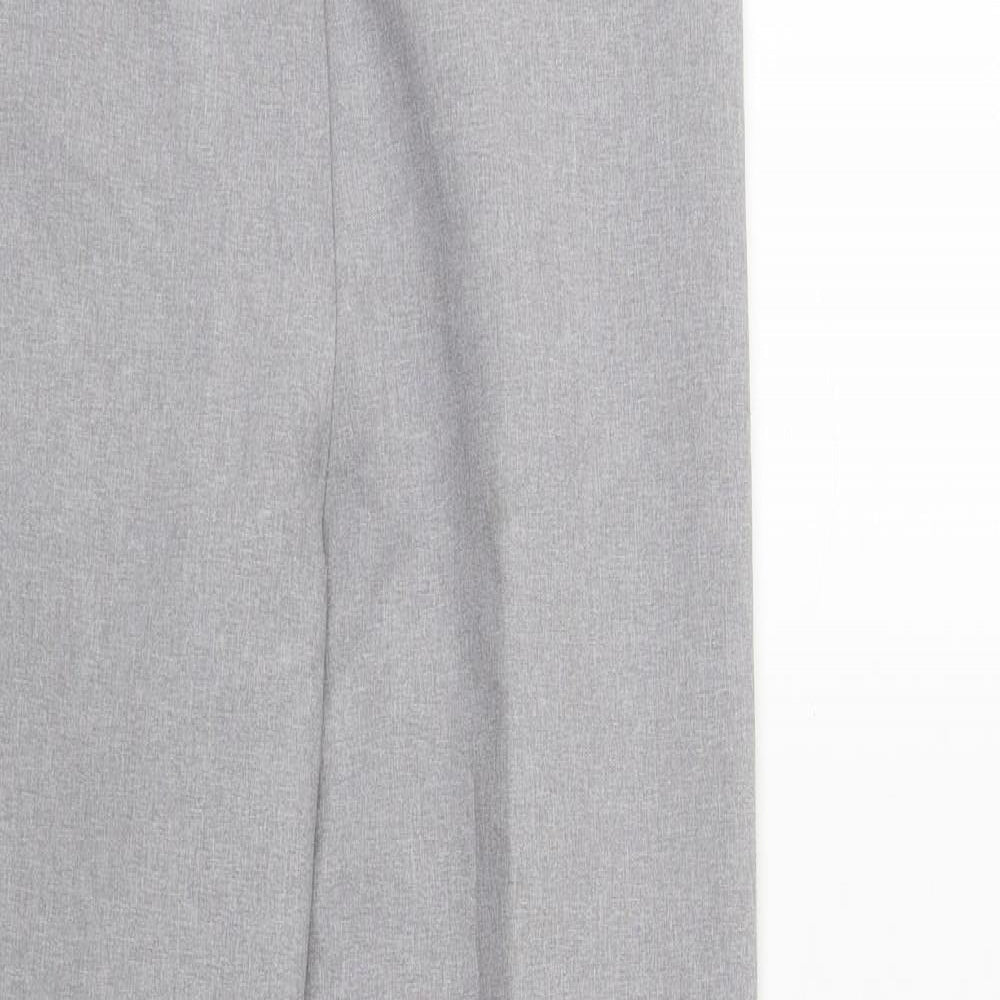 Womens UK Size 12 Preworn Regular Fit  Grey Trousers