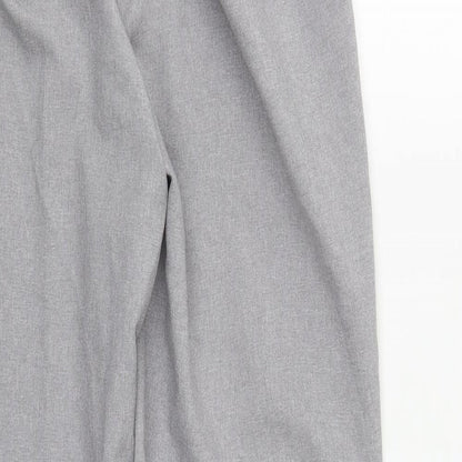 Womens UK Size 12 Preworn Regular Fit  Grey Trousers