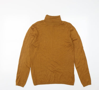 Womens UK Size L ICHI Brown Pullover Jumper