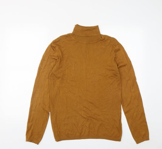 Womens UK Size L ICHI Brown Pullover Jumper