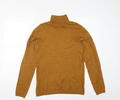 Womens UK Size L ICHI Brown Pullover Jumper