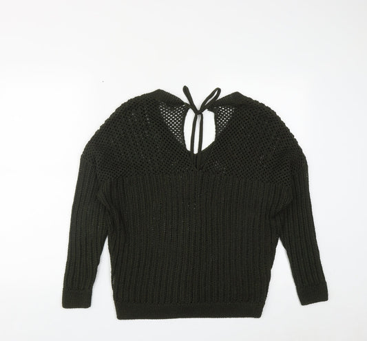Womens UK Size 6 River Island Green Pullover Jumper