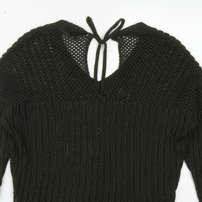 Womens UK Size 6 River Island Green Pullover Jumper
