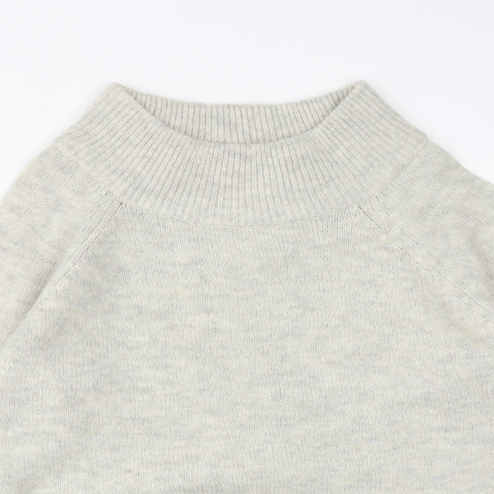 Womens UK Size S New Look Grey Pullover Jumper