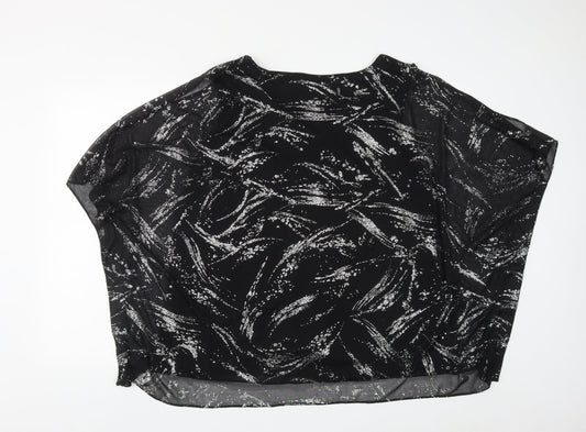 Womens UK Size 20 Gerard Black Basic Blouse