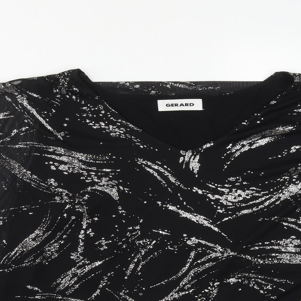Womens UK Size 20 Gerard Black Basic Blouse