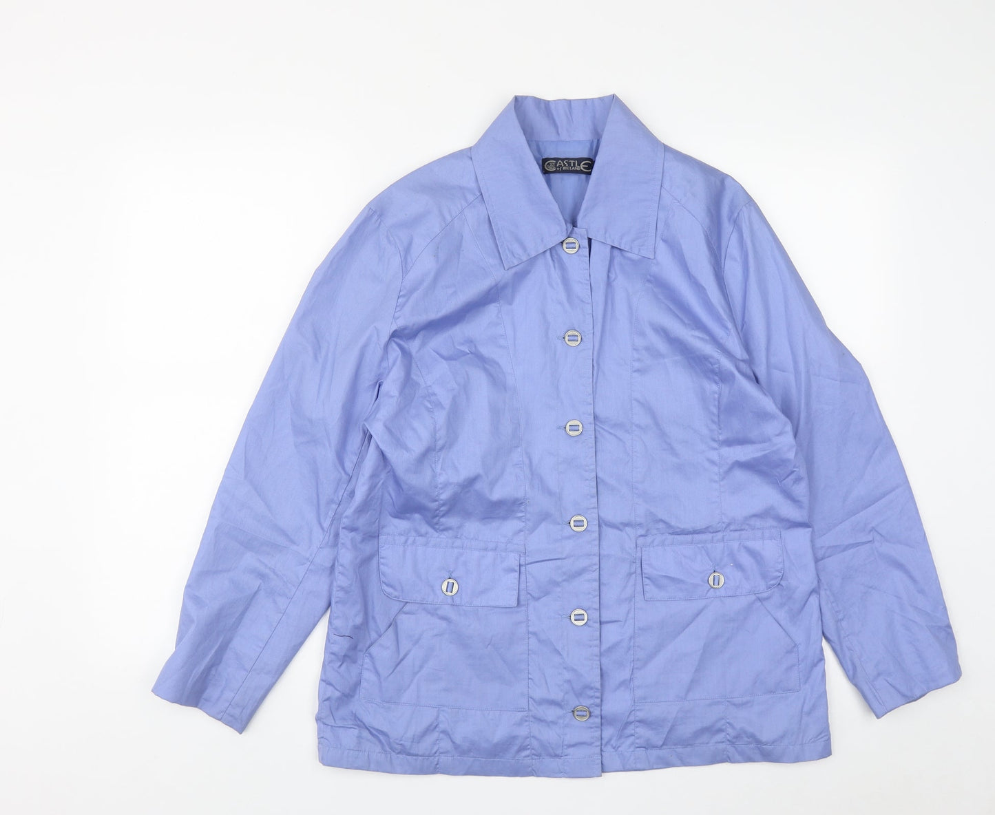 Castle of Ireland Womens Blue   Jacket  Size 14  Button