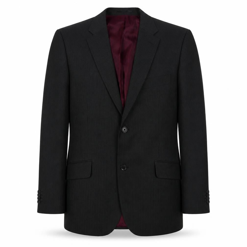 Mens UK Size 40 George Regular Black Suit Jacket