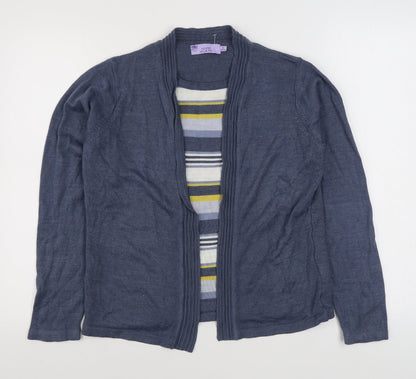 Womens UK Size S EWM Blue Pullover Jumper