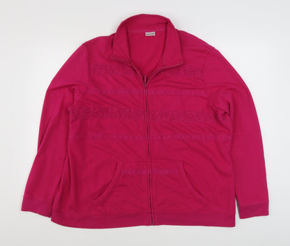 Womens UK Size XL Damart Pink Jacket