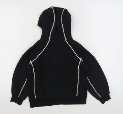 Protonic Boys Black  Cotton Pullover Hoodie Size 7-8 Years  Pullover