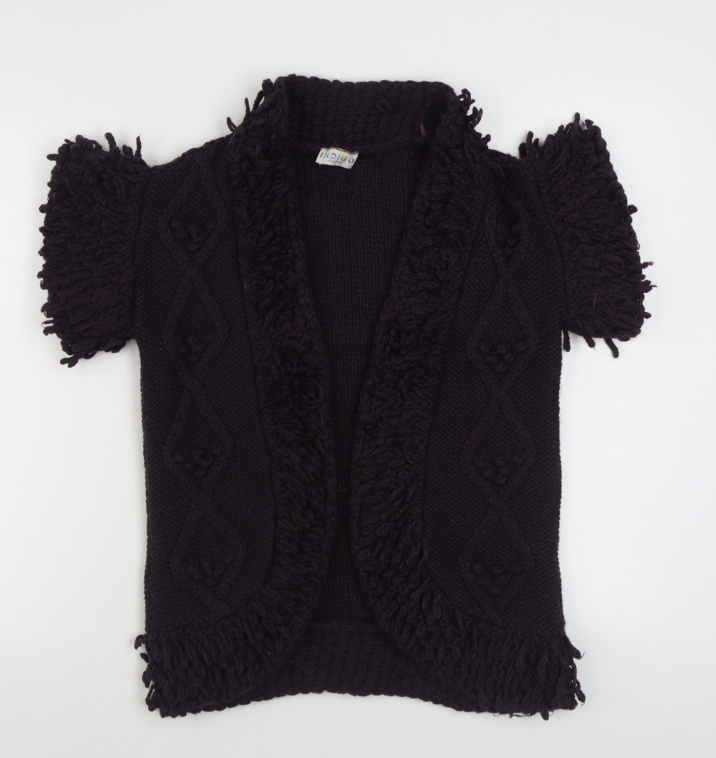 Womens UK Size S Marks and Spencer Purple Cardigan Jumper