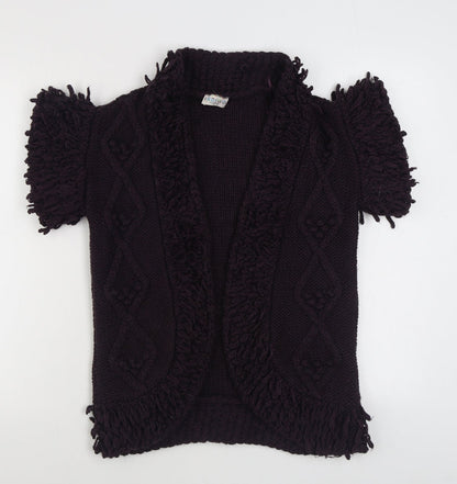Womens UK Size S Marks and Spencer Purple Cardigan Jumper