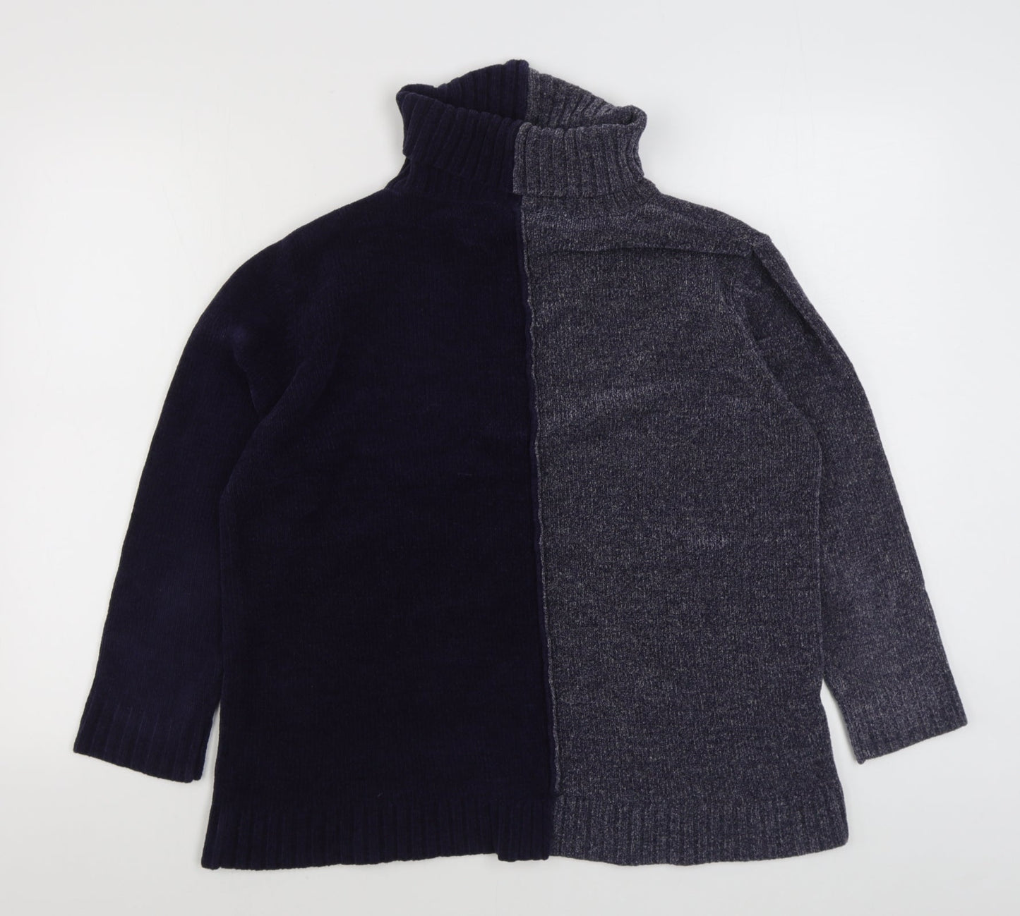 Womens UK Size M Poppy Grey Pullover Jumper