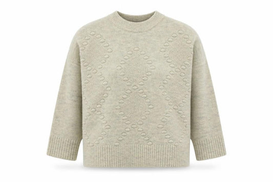 Womens UK Size S New Look Beige Pullover Jumper