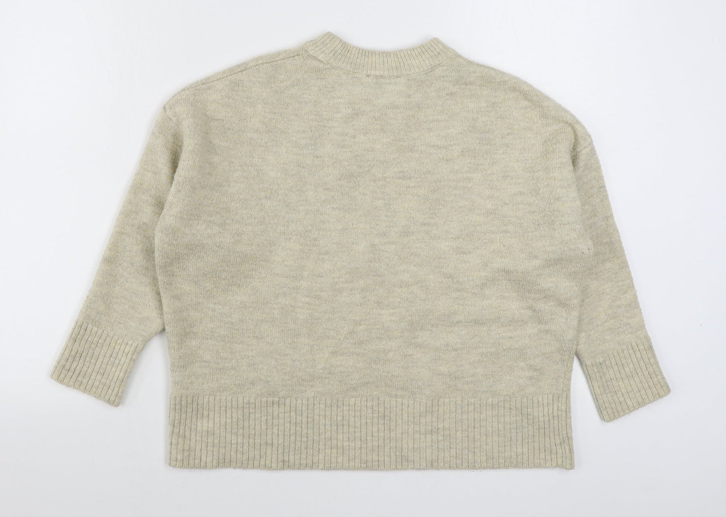 Womens UK Size S New Look Beige Pullover Jumper