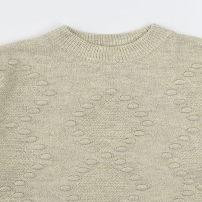 Womens UK Size S New Look Beige Pullover Jumper