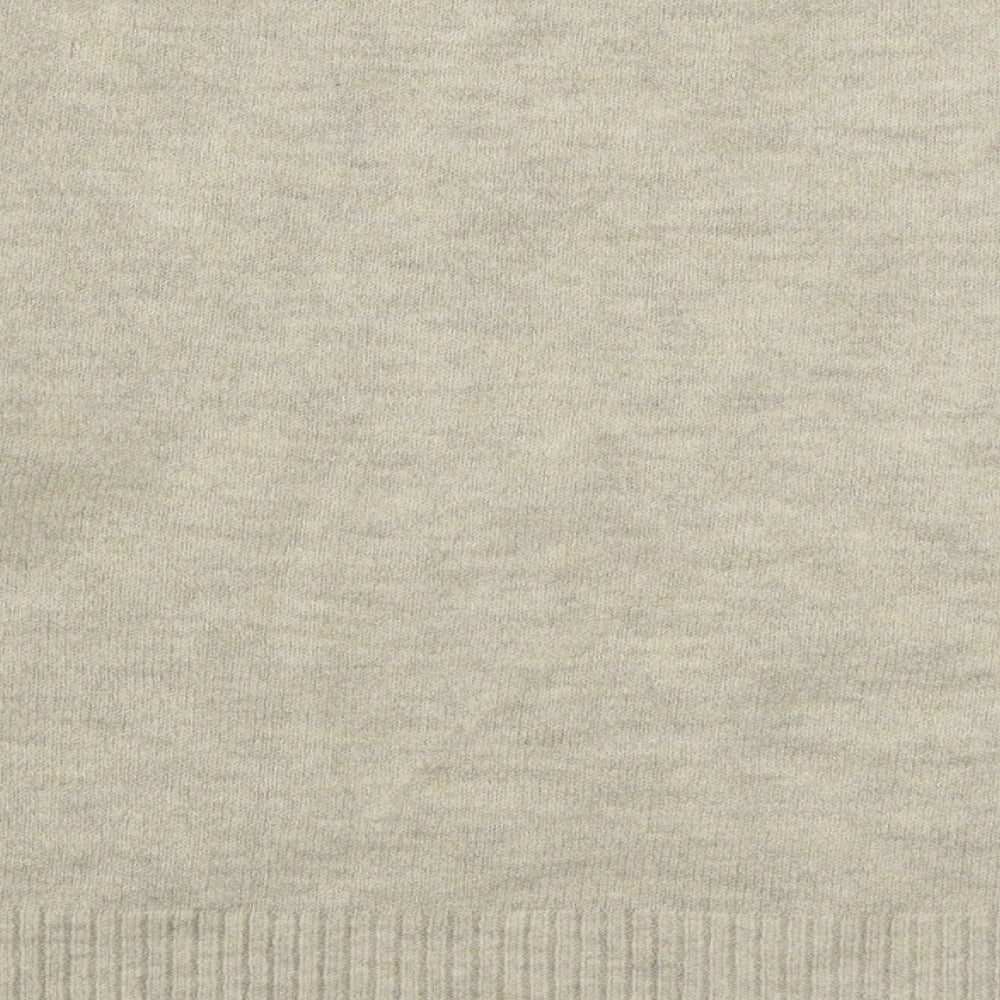 Womens UK Size S New Look Beige Pullover Jumper