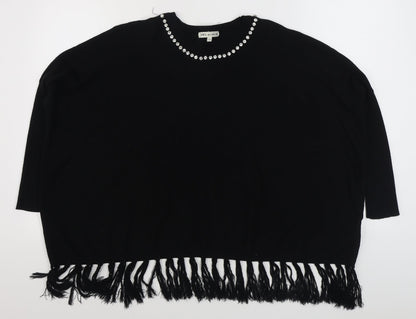Womens UK Size M Millenium Black Pullover Jumper