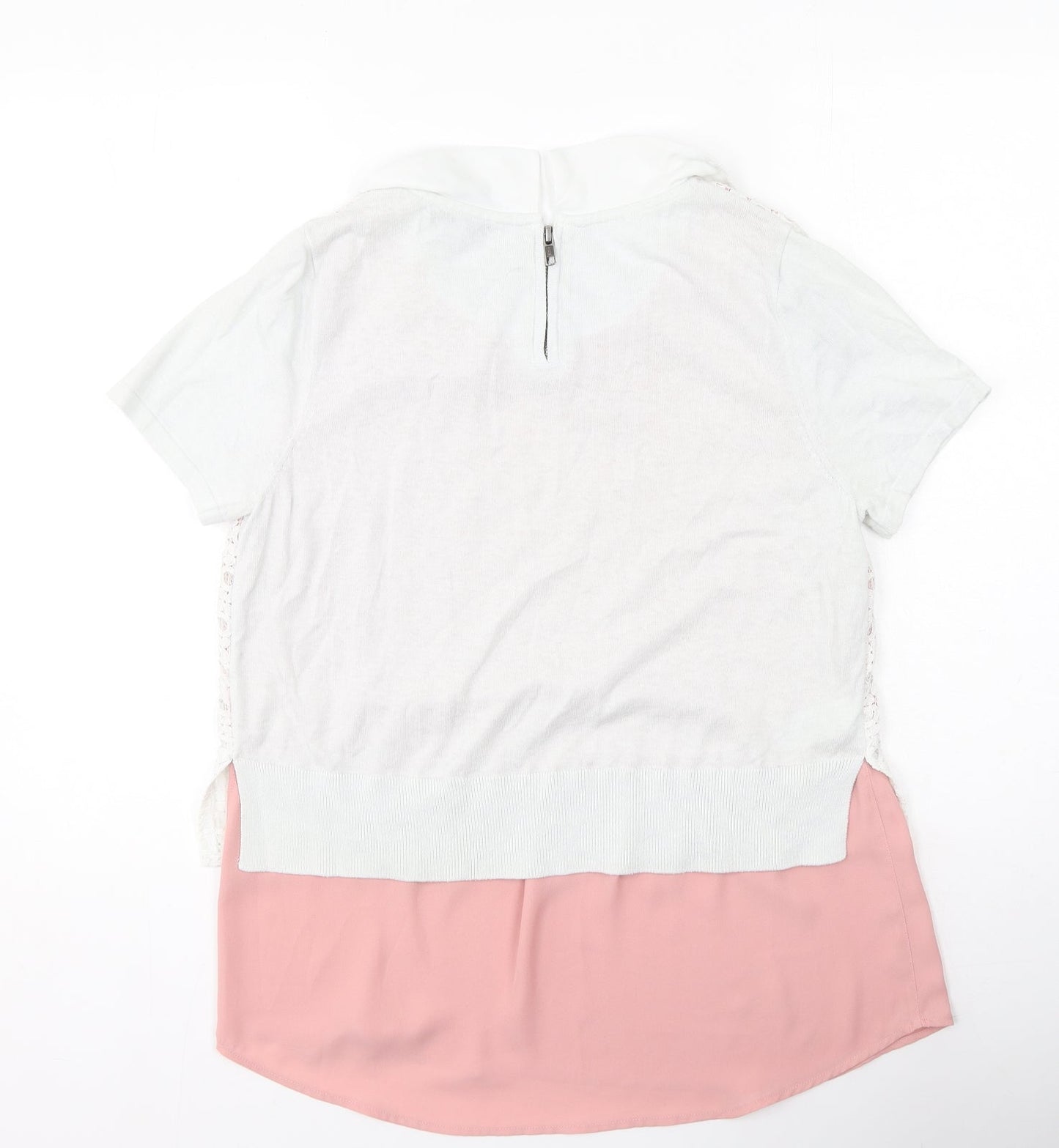 Womens UK Size 12 NEXT Multicoloured Basic Blouse