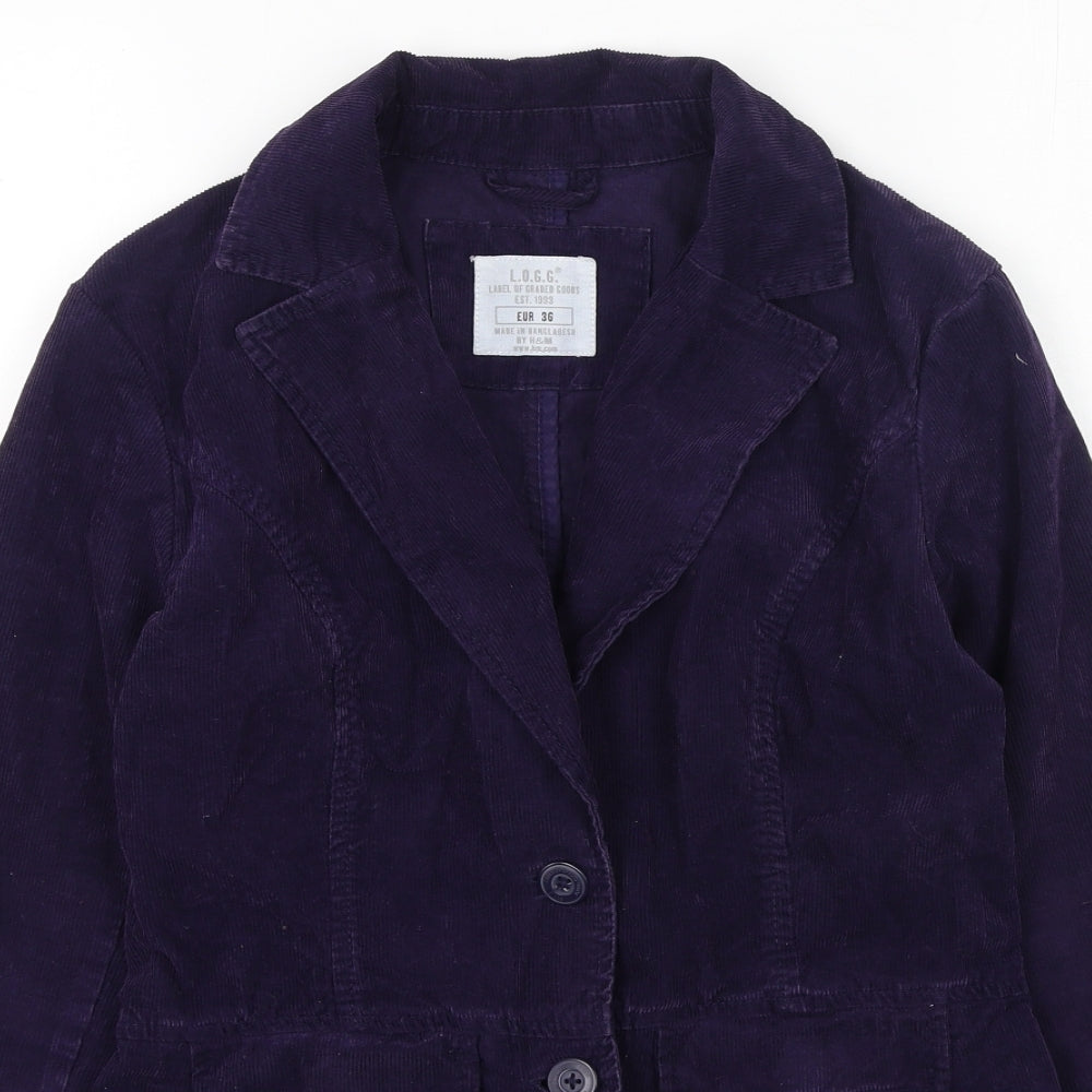 Womens UK Size 36 H&M Blue Jacket