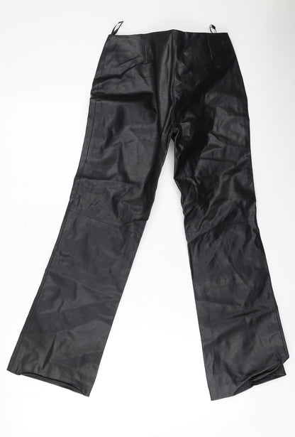 Kylie Girls Black  Polyester Jegging Trousers Size 12 Years  Regular
