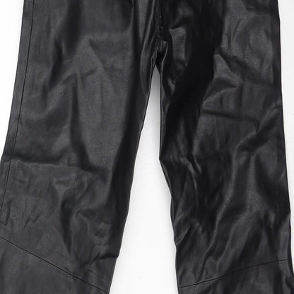 Kylie Girls Black  Polyester Jegging Trousers Size 12 Years  Regular