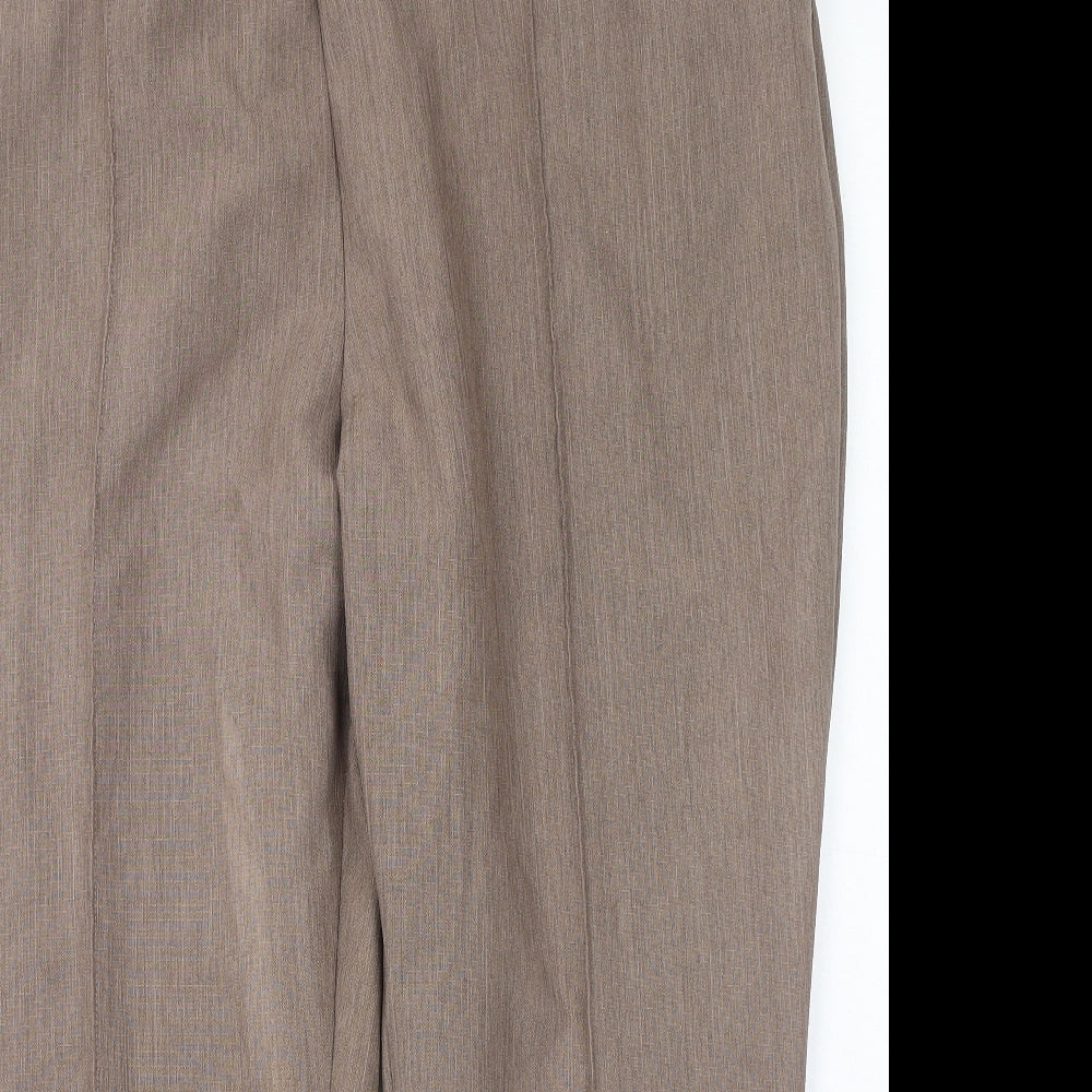Womens UK Size 20 Marks and Spencer Regular Fit  Beige Trousers