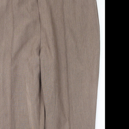 Womens UK Size 20 Marks and Spencer Regular Fit  Beige Trousers