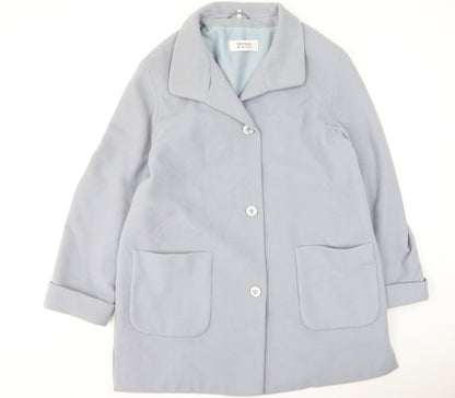 Individual Womens Purple   Trench Coat Coatigan Size 16