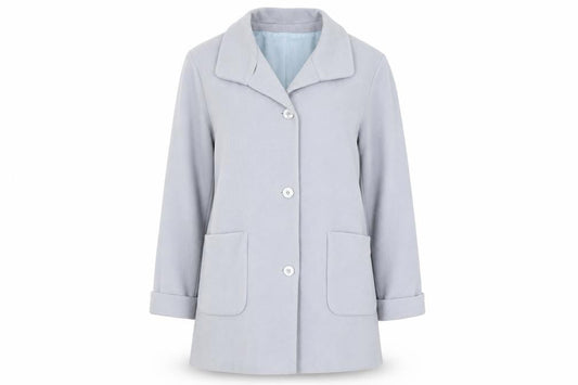 Individual Womens Purple   Trench Coat Coatigan Size 16