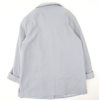 Individual Womens Purple   Trench Coat Coatigan Size 16