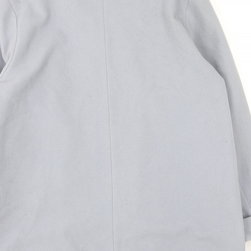 Individual Womens Purple   Trench Coat Coatigan Size 16