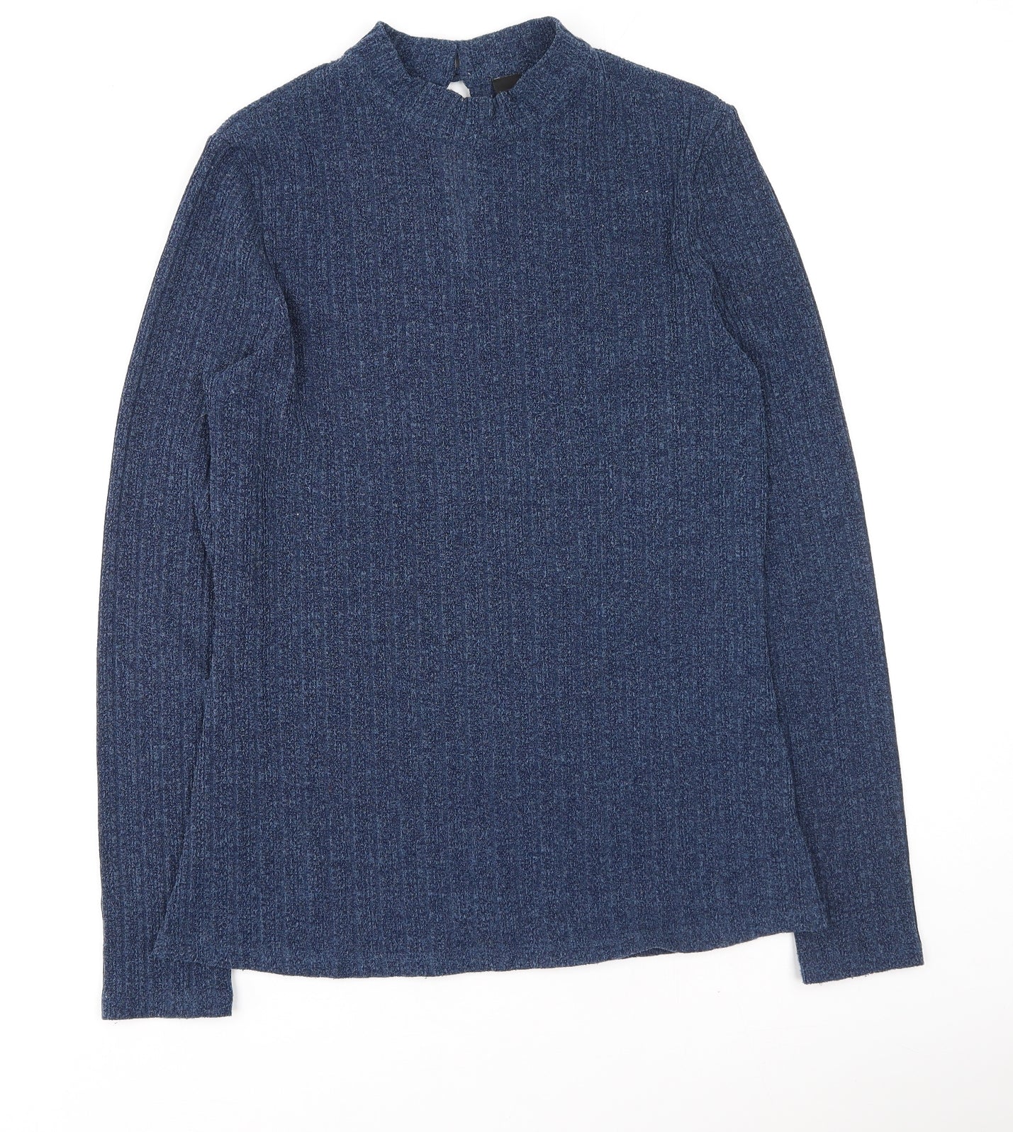 Womens UK Size 14 NEXT Blue Henley Jumper