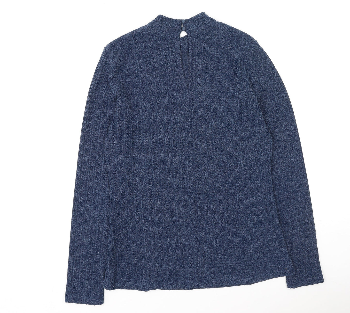 Womens UK Size 14 NEXT Blue Henley Jumper