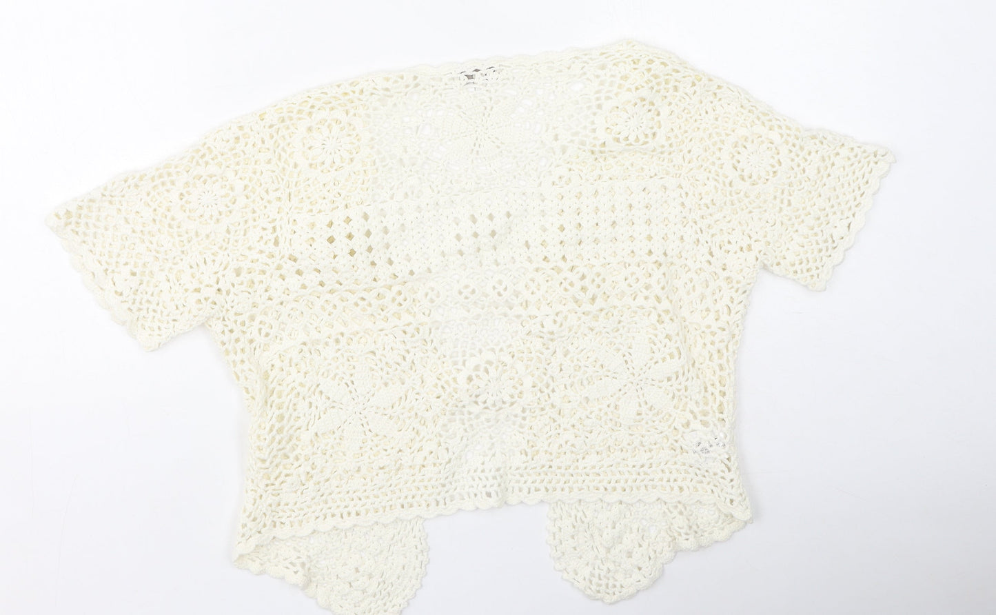 Womens UK Size M Cc Beige Cardigan Jumper