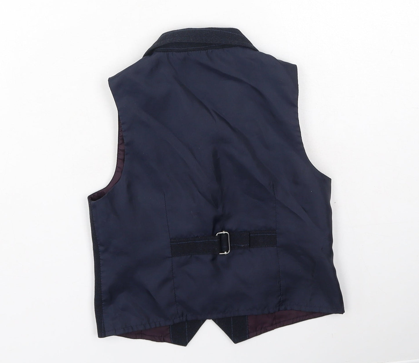 NEXT Boys Blue  Polyester Basic Tank Size 2-3 Years V-Neck