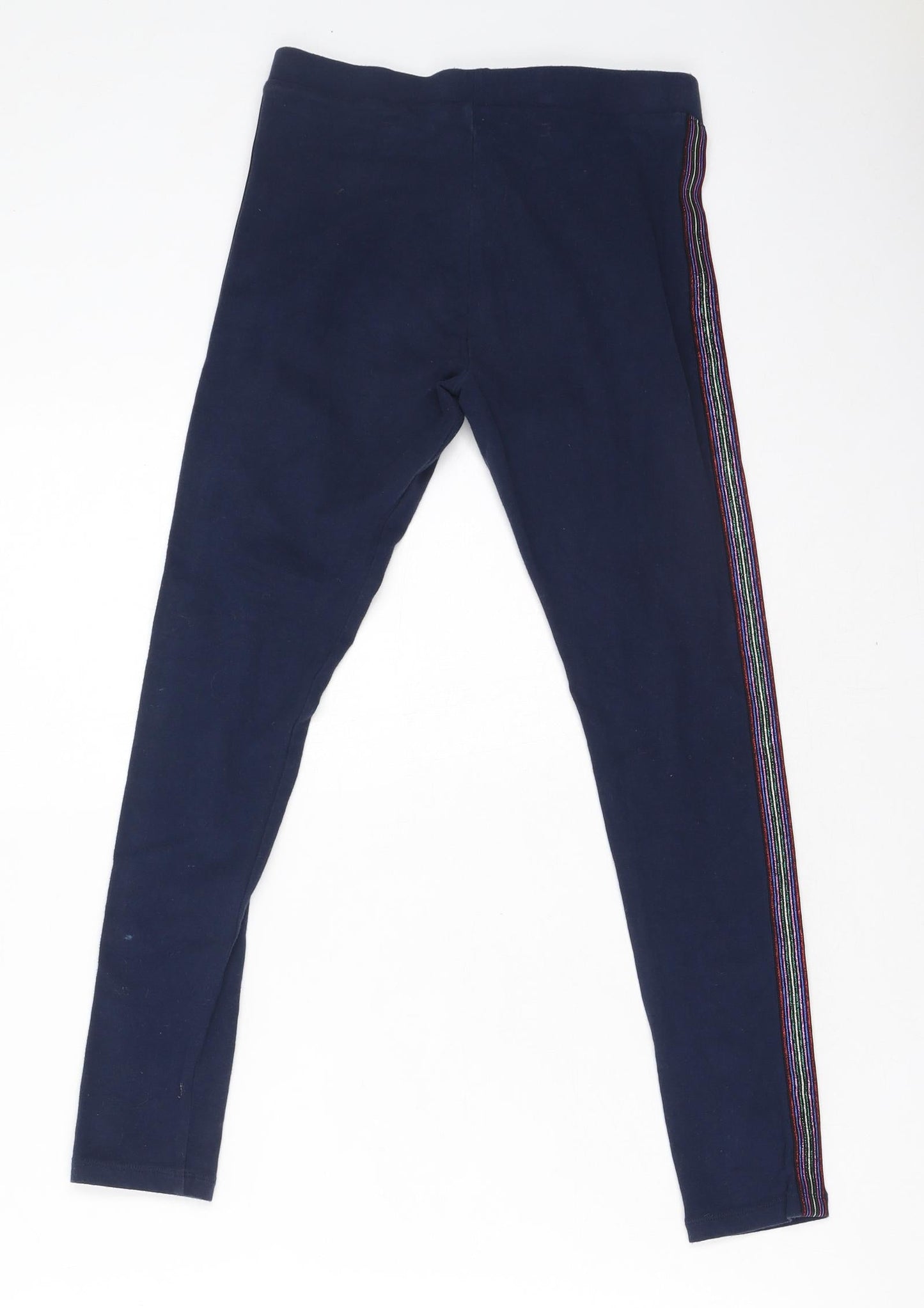 NEXT Girls Blue  Cotton Jegging Trousers Size 11 Years  Regular