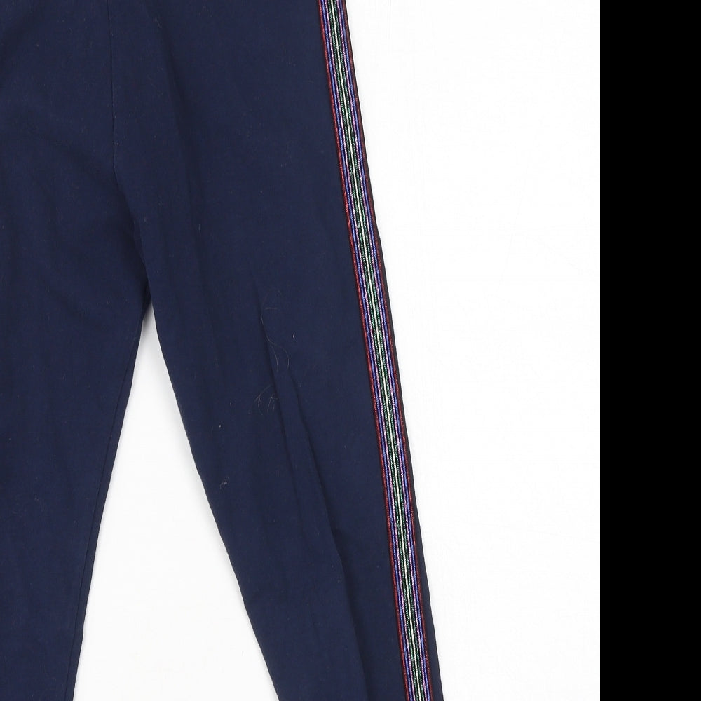 NEXT Girls Blue  Cotton Jegging Trousers Size 11 Years  Regular