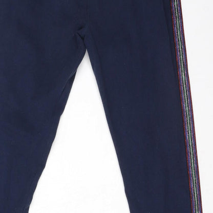 NEXT Girls Blue  Cotton Jegging Trousers Size 11 Years  Regular