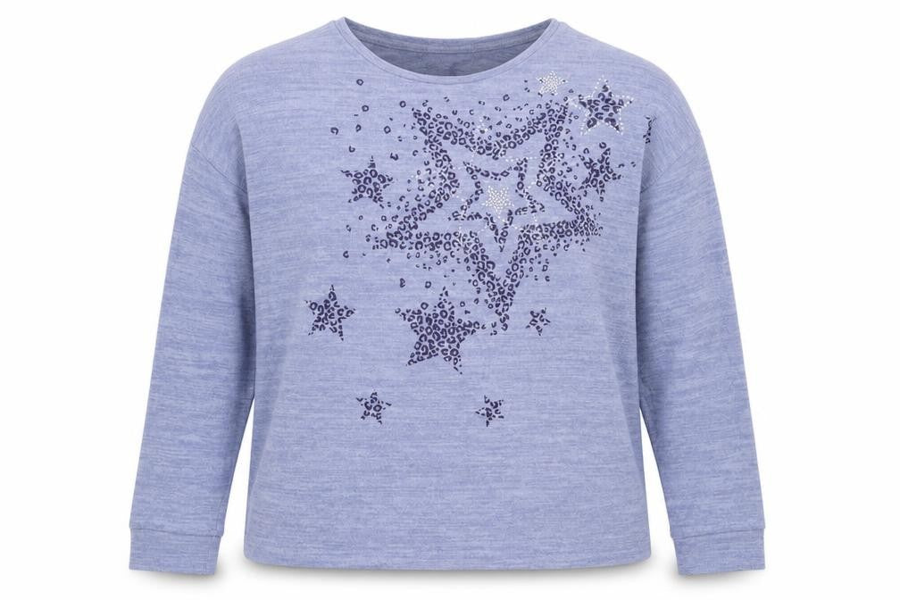 Womens UK Size 12 Papaya Purple Pullover Jumper