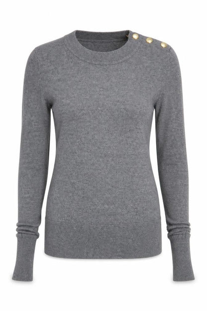 Womens UK Size XS H&M Grey Pullover Jumper