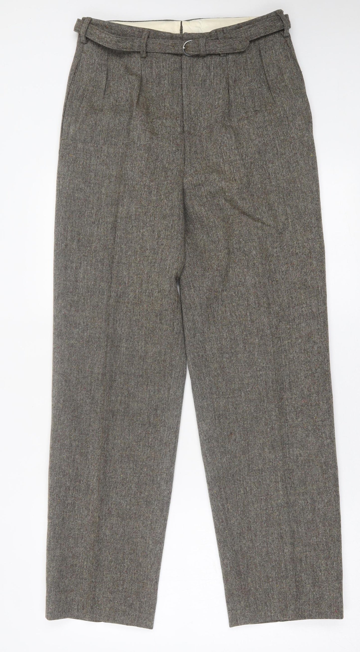 Womens UK Size 30 in Preworn Regular Fit  Brown Trousers